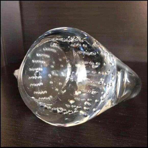 Vintage MCM Art Glass Swan Paperweight - Picture 6 of 7